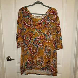 EUC Terra & Sky 3x Tunic Blouse